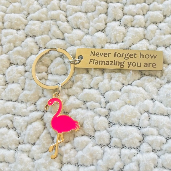 Accessories - Flamingo Keychain ..”how Flamazing you are”